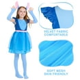 thumbnail image 4 of Hawaiian Animal Costume for Girls with Ears Headband Accessories Cartoon Dog Tulle dress Halloween, 4 of 7