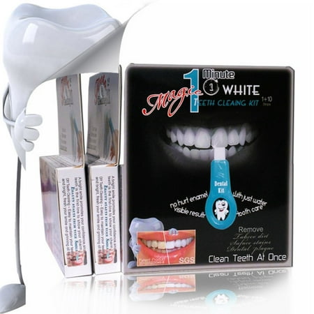 Pro Nano Teeth Whitening Kit Teeth Cleaning Whitener Brush Tooth Stains
