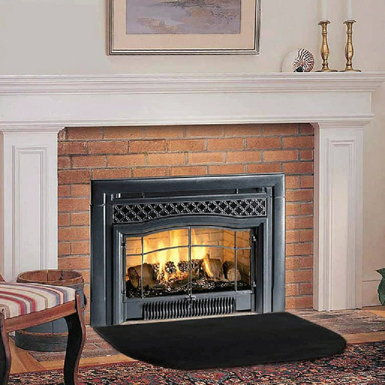 Fireplace Fire Blanket High Temperature Anti-Scald Flame Retardant Rug  Non-Woven Fabric Thermal Insulation Cotton Mat A 