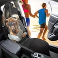 thumbnail image 4 of XYZCANDO Terry Cloth Car Seat Covers Carseat Protector Microfiber, Compatible with Van SUV Front Seat, for SUVs Trucks Vans, Bull Reading, 4 of 9