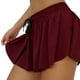 thumbnail image 2 of Pantalones cortos de Yoga con cordón en la cintura, dobladillo con volantes, secado rápido, 2 en 1, pantalones cortos atléticos de doble capa para mujer, para entrenamiento físico y correr, 2 of 5