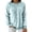 Light Green, variant on Winter Thermal Flannel Shirt for Plus Size Long Sleeve Pullover Top Soft Brushed Blouse Cozy Warm Loungewear Casual Comfort Fit Full Coverage Tunic Style for Cold Weather Thermal Tops for