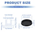 thumbnail image 2 of Tapón de Silicona en Forma de T Uxcell, Diámetro 175 mm/6.89 Pulgadas, Tapón de Silicona Impermeable Elástico, Tapón Reutilizable para Sellar Agujeros Redondos en Equipos de Tuberías, Negro, 2 of 7