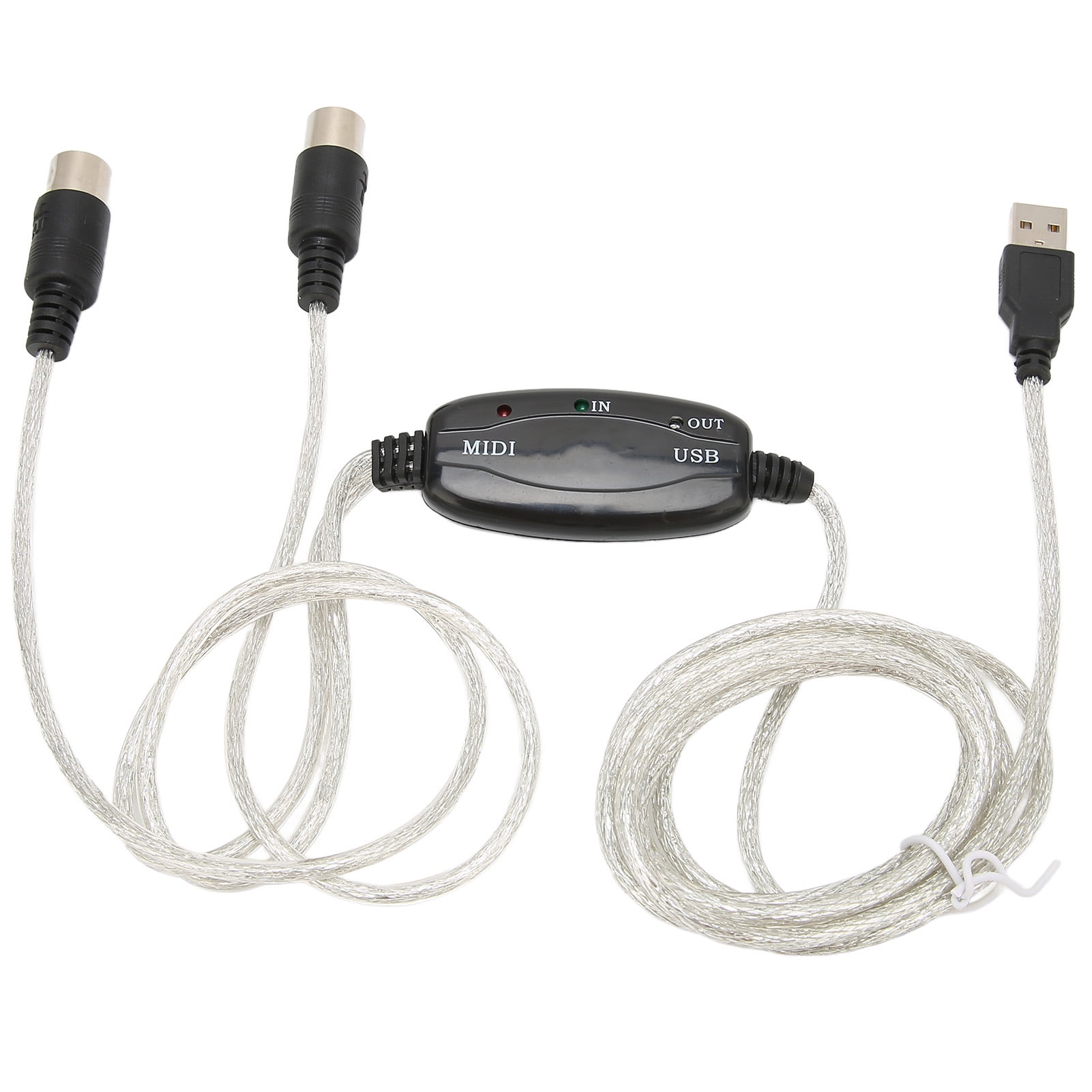 Zerone USB To MIDI Cable Converter,Professional MIDI Cord Adapter,USB