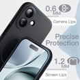 thumbnail image 5 of JETech Magnetic Silicone Case for iPhone 17 6.3-Inch, Compatible with MagSafe, Silky Soft Touch, Shock Absorbing Phone Cover with Camera Lens Protection (Black), 5 of 6