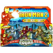 Iron Man 2 Superhero Squad Armor Evolutions Action Figure 3-Pack