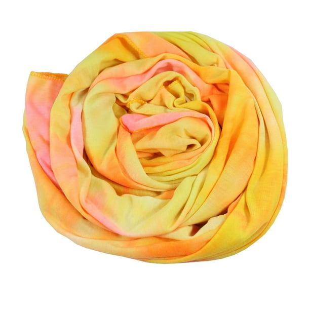 Minnieouse Hijab de estilo étnico con nudo turbante, pañuelo elástico elegante para la frente, accesorios transpirables para la cabeza, adornos para el Sombreros Naranja Minnieouse AP011231-05