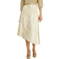 thumbnail image 1 of Alfani Printed Asymmetrical Skirt (Beige), Beige, 6, 1 of 2