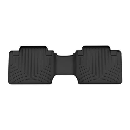 WeatherTech FloorLiner HP Custom Fit Floor Mats compatible with 2016-2017 Toyota Tacoma - 2nd Row, Black