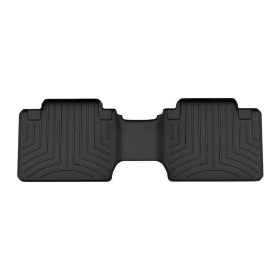 WeatherTech FloorLiner HP Custom Fit Floor Mats compatible with 2016-2017 Toyota Tacoma - 2nd Row, Black