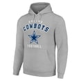 thumbnail image 2 of Unisex Starter Heather Gray Dallas Cowboys Logo Pullover Hoodie, 2 of 3