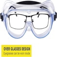 thumbnail image 2 of GJX 2026 New 2-Pack Safety Goggles,Anti-Fog Lab Goggles,Over Glasses Safety Glasses for Chemistry Lab,Mowing,Woodworking,Painting,Construction,Industrial Use, 2 of 6