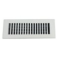 thumbnail image 1 of Floor Vent Cover / Register 3” x 10” VR 102 with Damper – Rectangular Cast Aluminum, Powder Coated, Repaintable, Beveled Edges – Modern Design for Floors, Walls & Ceilings, 1 of 9