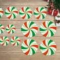 thumbnail image 1 of Cheers 12pcs/Set Christmas Cartoon Floor Wall Candy Stickers DIY Self-adhesive Decor, 1 of 2