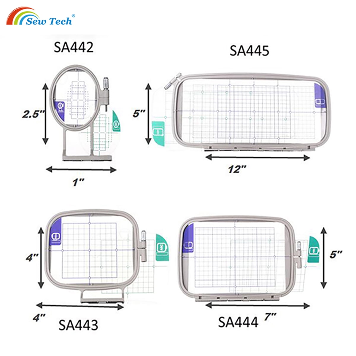 Brother Embroidery Hoop Sizes