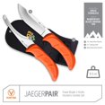 OUTDOOR EDGE JaegerPair, 3Piece Hunting Knife Combo Set for Processing