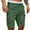 Green, variant on Men's Shorts Casual Classic Fit Drawstring Summer Shorts with Elastic Waist and Pockets