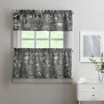 thumbnail image 2 of Kitchen Food Cooking Chef 3-Piece Kitchen Curtains Set Kitchen Curtains Sets with Valance for Windows Rod Pocket Machine Washable Kitchen Decor Decorations (54"x18"+2x27.5"x24"), 2 of 6
