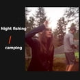 thumbnail image 3 of Escalada Faro LED Faro de pesca Sensor de movimiento Luz de camping (Negro rojizo), 3 of 7