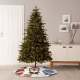 thumbnail image 4 of Lsque Sanrio Print Christmas Tree Skirt with Ties and Velcro,Xmas Holiday Decorations, Adjustable Tree Skirt-30", 4 of 6
