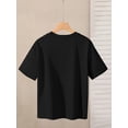 thumbnail image 2 of A Summer Casual Round-Neck T-Shirt Featuring a Chef Capybara Print, Made from Knitted Cotton Fabric with Slight Stretch, Suitable As a Gift., 2 of 6