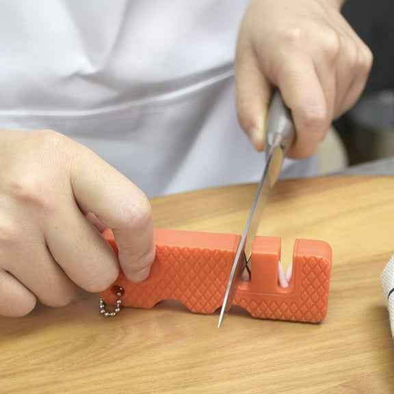 Kitchen Scissors Sharpener Outdoor Sharpening Stone Tool for Precision Grinding Head