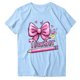thumbnail image 4 of Xuyuer Women Graphic Print Round Neck Short Sleeve T-Shirt, Summer T-Shirt For School Season, 4 of 5