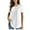 White, variant on Women's Plus Size Tops Short Sleeve Lace Pleated Summer Tunic Tops of Female m-4x
