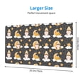 thumbnail image 3 of Kdxio Cute Bee Gnome Print Large Gaming Mouse Pad,Non-Slip Base,Water Resist Keyboard Pad for Gamer,Office & Home,29.5 x 15.8 in, 3 of 9