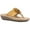 Yellow/Smooth, variant on Cliffs by White Mountain Womens Carnation Faux Leather Slide On Thong Sandals