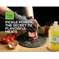 thumbnail image 3 of PickleAde Real Pickle Juice with Turmeric, 1 Gallon - 128oz 2 Pack  Bulk Size Pickle Juice Sports Drink  Electrolyte Replacement  Pickle Brine for Muscle Cramp Releif  Kosher Pickle Juice for..., 3 of 4