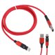 thumbnail image 5 of Cable micro USB Cable de carga tipo c giratorio de 180 grados para Samsung/Xiaomi/Huawei 1.2MRed 1.2m/3.9ft, 5 of 8