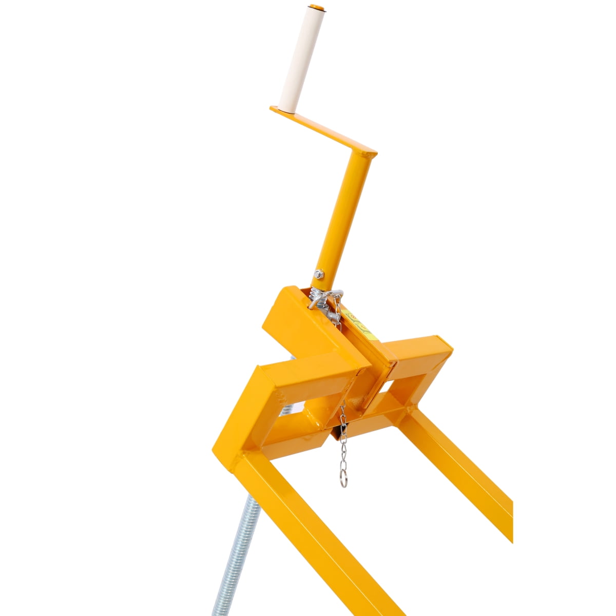 Easy Lawn Mower Lift for Riding Tractors , 800 Lbs Capacity Lawn Tractor Lifter, Ride-on Mower, Cleaning Aid, Universal, Lawn Tractor Lift, Lawn Tractor + 45 ° Tilt Adjustable, Yellow