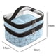 thumbnail image 2 of Bolsa de maquillaje, bolsa organizadora de maquillaje grande de cuero de doble capa, bolsa de viaje con accesorios esenciales para dormitorio, bolsa de artículos de tocador para mujeres, bolsa de, 2 of 5