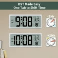 thumbnail image 2 of iMotion 14.5'' Large Digital Wall Clock Battery Operated with Jumbo Numbers, Temperature and Date - Easy to Read and Set, Auto DST, 2 of 11