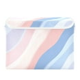thumbnail image 7 of Yayeee Collapsible Cube Storage Bin with Lid Fabric Closet Decorative Basket with Handles, Abstract Blue, 7 of 7