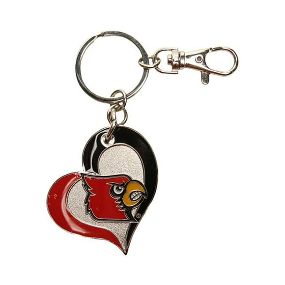 Louisville Swirl Heart Keyring - CCPKT287-120