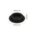 thumbnail image 2 of Uxcell 1Pcs High Temp Silicone Plug T Type Solid Silicon Stopper Black 1.57x0.37x0.28", 2 of 7