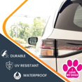 thumbnail image 5 of Magnet Me Up I Love My Dogs Pink Pawprint Magnet Decal, 5 Inch, Vinyl Automotive Magnet, 5 of 7