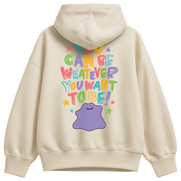 Pokémon - Ditto You Can Be Whatever - Women's Fleece Hoodie Sweatshirt