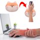 thumbnail image 1 of Almohadilla de espuma de silicona para muñeca con diseño de Shiba Inu, soporte ergonómico, base antideslizante para uso en oficina, juegos y hogar., 1 of 6