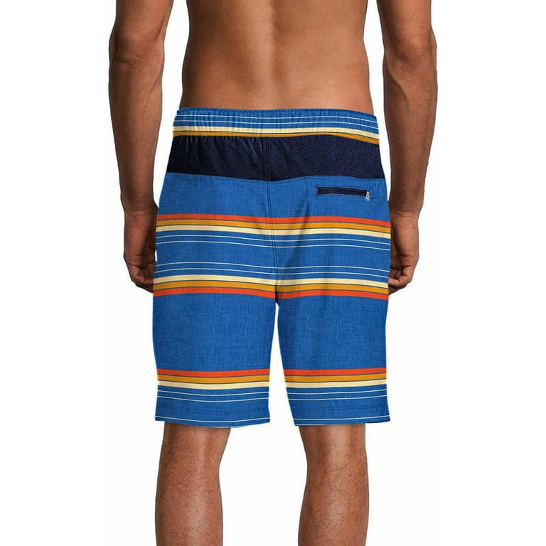 Speedo Mens Hydro Volley Swim Shorts Speedo Blue Stripe XX Large 38 40