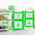 thumbnail image 5 of Odorless Dehumidifier Bags, 4 Pack Moisture Absorbers With Hanger For Closet, Bedroom, Bathroom, Basement, Wardrobe, Laundry Room, 5 of 7