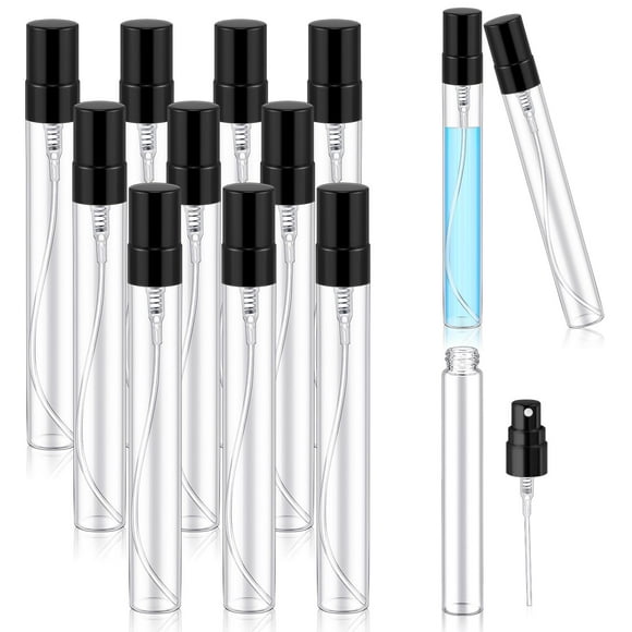 Spray Bottles Zhehao, atomizador de perfume de vidrio transparente, 50 unidades, 10 ml