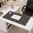 thumbnail image 3 of Long Mouse Pads for Desk,Black Cartoon Unicorn Plant Pattern Desk Mats on Top Of Desks, Desk Mouse Pad Extra Large with 3mm Non-Slip Base and Stitched Edge for Gaming,Office,Work,Home 31.5"x15.7", 3 of 6