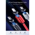 thumbnail image 4 of Maoww Essager Phone Fast Charging Cable Mobile Phone Data Sync Braided Design Cord, Red, for Android, 2m, 4 of 7