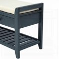 thumbnail image 2 of Family-Friendly Pine Wood Bench: Storage & Comfort Features, 2 of 14