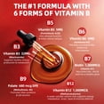 thumbnail image 6 of Vitamin B Complex Liquid Drops - with Vitamin B3, 5,6,7,9,12, Biotin & Ashwagandha - Sugar-Free, Raspberry Flavor - 2 fl oz (60ml), 6 of 6