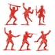 thumbnail image 2 of BMC Clásicos Soldados de Plástico del Ejército Ruso - 36 Figuras Rojas de Soldados de la Segunda Guerra Mundial Hechas en EE.UU., 2 of 7