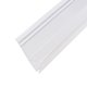 thumbnail image 1 of Uxcell 0.79''x0.47''x118.11'' barrera de puerta de vidrio sin marco tipo H, tira de sellado lateral inferior, plástico transparente 1 pieza, 1 of 4